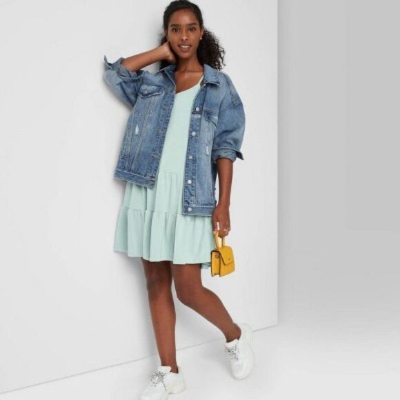 wild fable | Mineral Wash Sweatshirt Dress - Picture 2 of 9